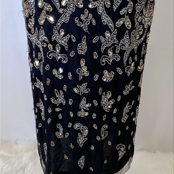 Mac Duggal Embellished Midi-Dress size 6 - Picture 8 of 15